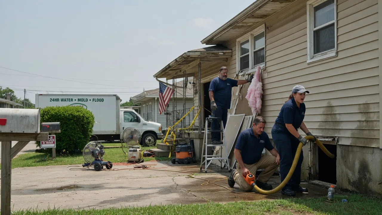 Water Damage Repair in Sidell, IL near me